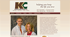 Desktop Screenshot of knoxvillekidneycenter.com